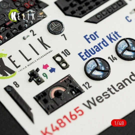 Westland Lysander Mk.III - interior 3D decals for Eduard kit, 1/48 ...