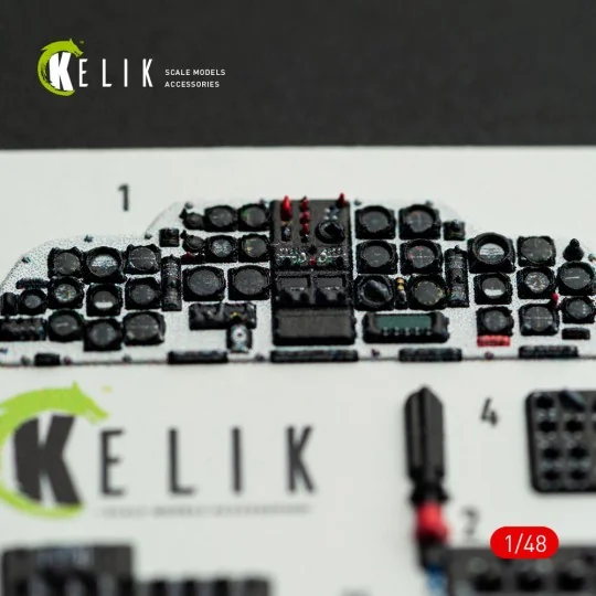 H-34A/UH-34D - interior 3D decals for Italeri kit, 1/48 - Kelik K48172