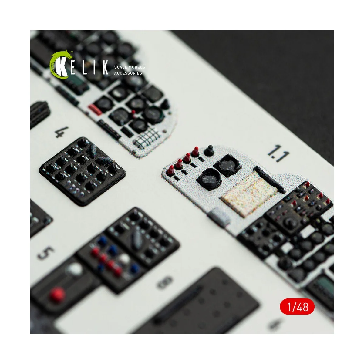 H-34A/UH-34D - interior 3D decals for Italeri kit, 1/48 - Kelik K48172