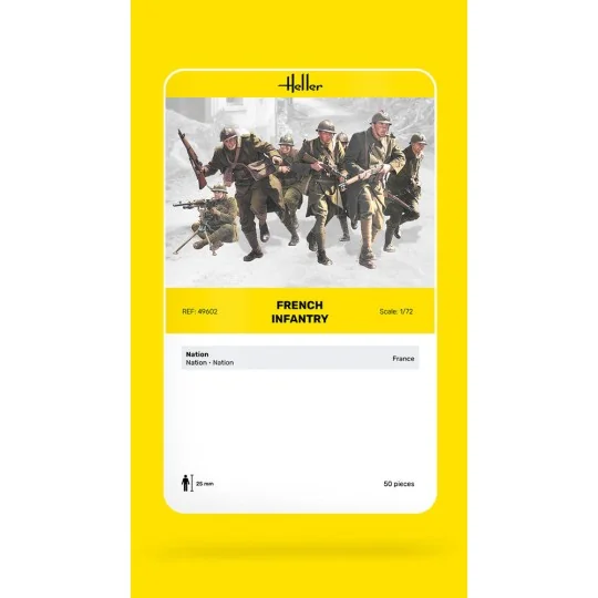 French Infantry - Heller 49602