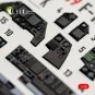 F-16I SUFA - interior 3D decals for GWH kit, 1/48 - Kelik K48169