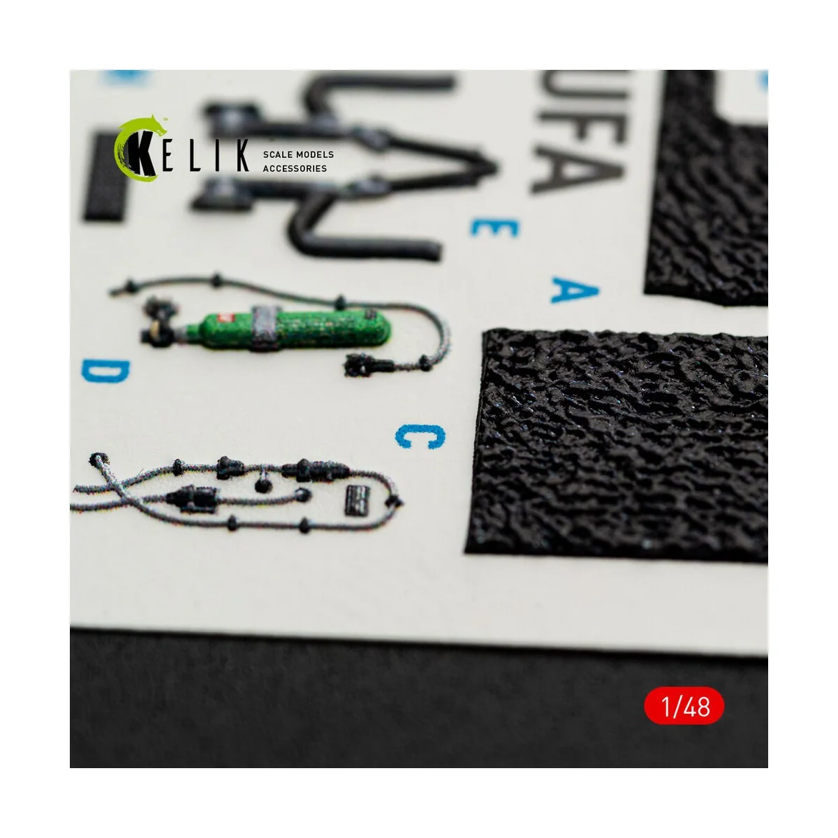 F-16I SUFA - interior 3D decals for GWH kit, 1/48 - Kelik K48169