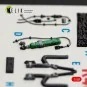 F-16I SUFA - interior 3D decals for GWH kit, 1/48 - Kelik K48169