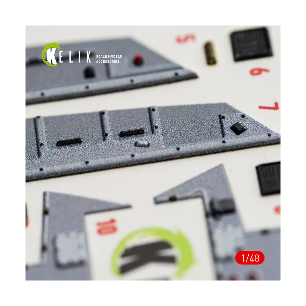 F-16I SUFA - interior 3D decals for GWH kit, 1/48 - Kelik K48169