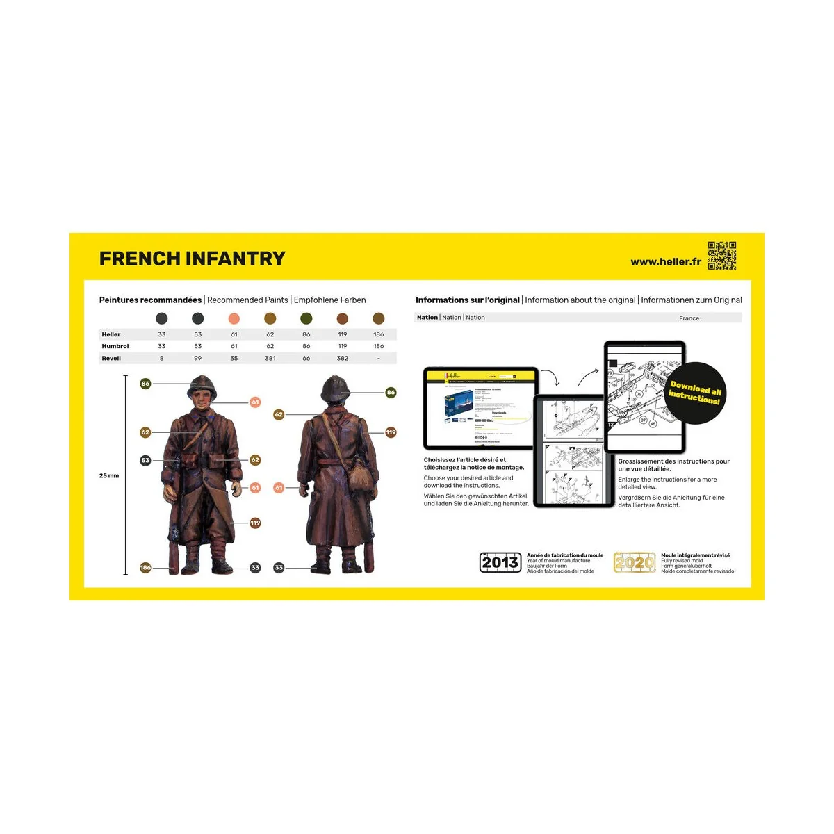 French Infantry - Heller 49602