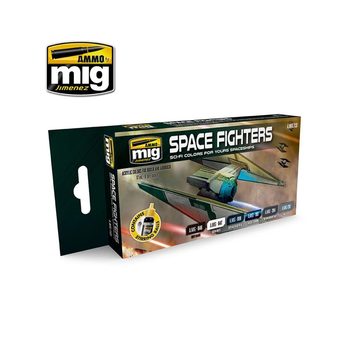 Space Fighters Sci-Fi Colors - AMMO by MIG Jimenez A.MIG-7131