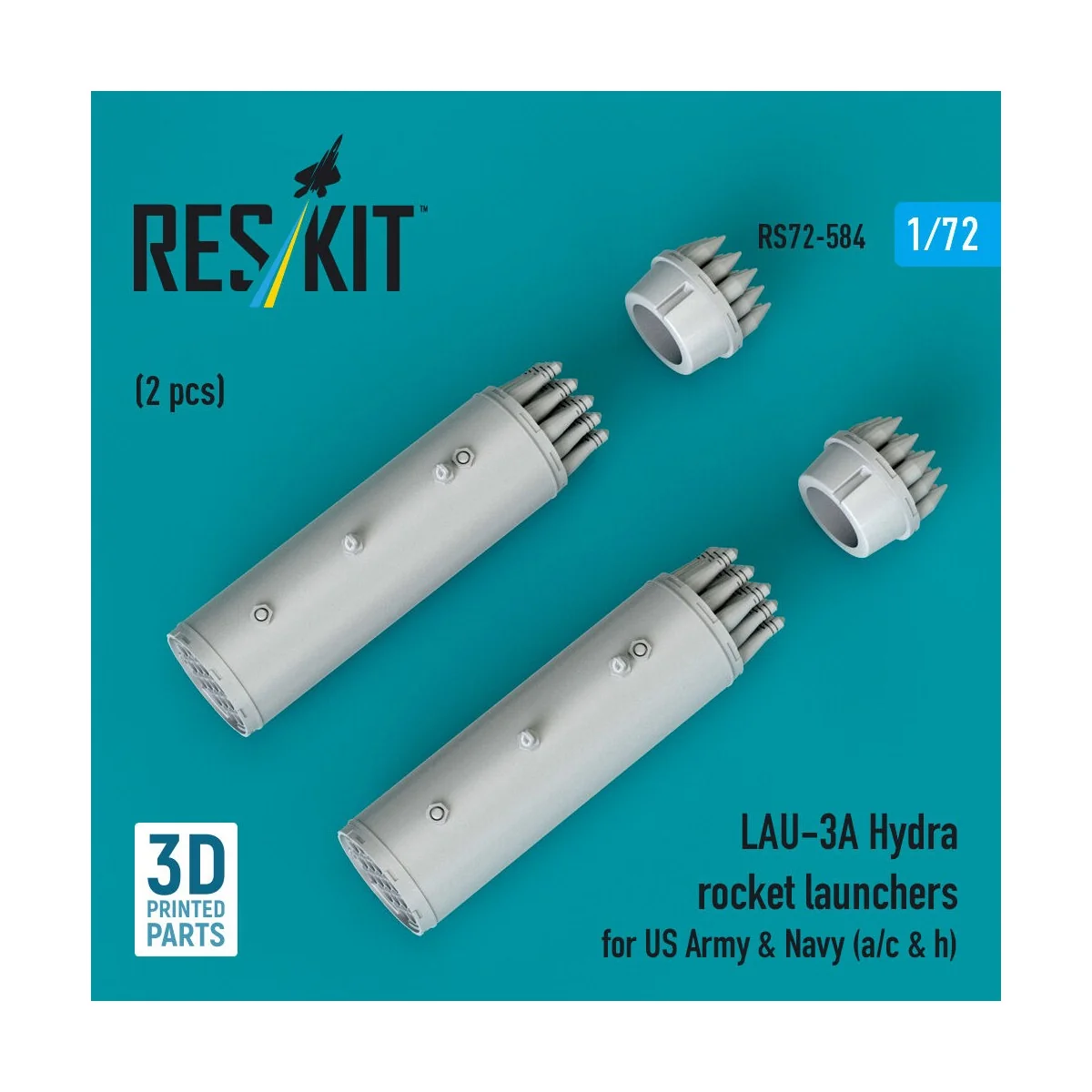 LAU-3A Hydra rocket launchers for US Army & Navy (a/c & h) (2pcs) (...