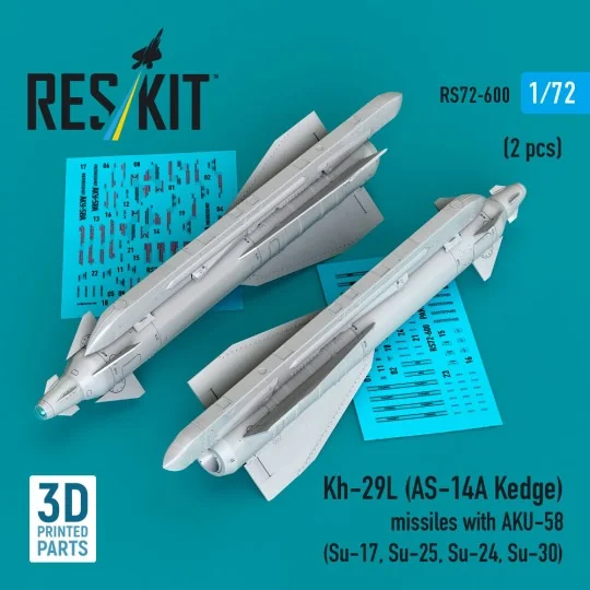 Kh-29L (AS-14A Kedge) missiles with AKU-58 (2 pcs) (Su-17, Su-25, S...