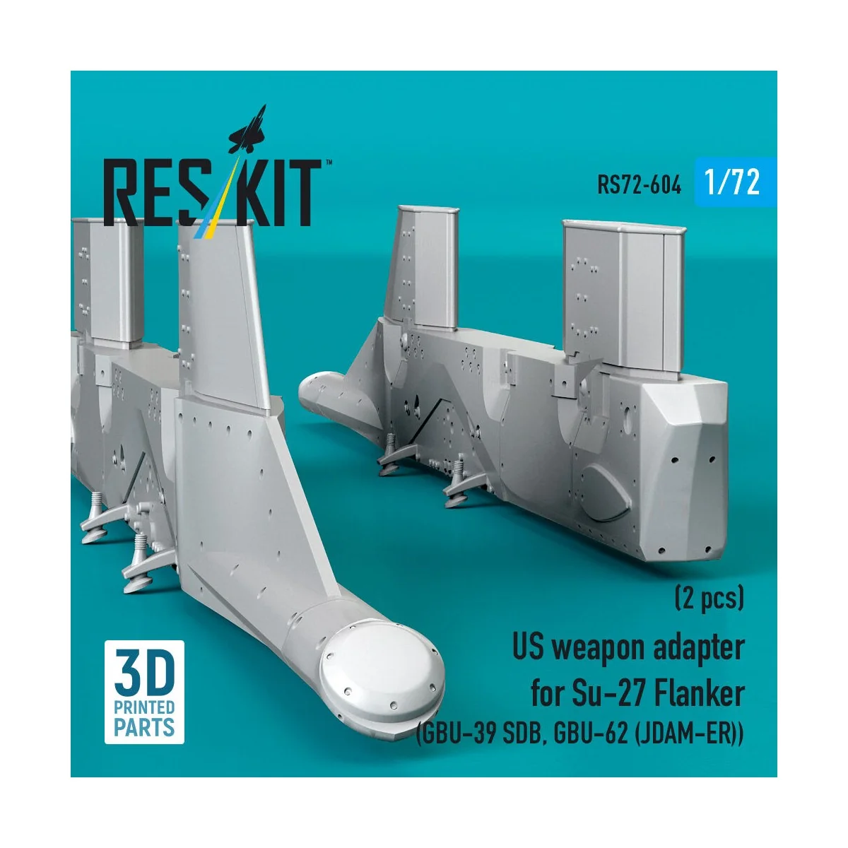 US weapon adapter for Su-27 Flanker (2 pcs) (GBU-39 SDB, GBU-62 (JD...
