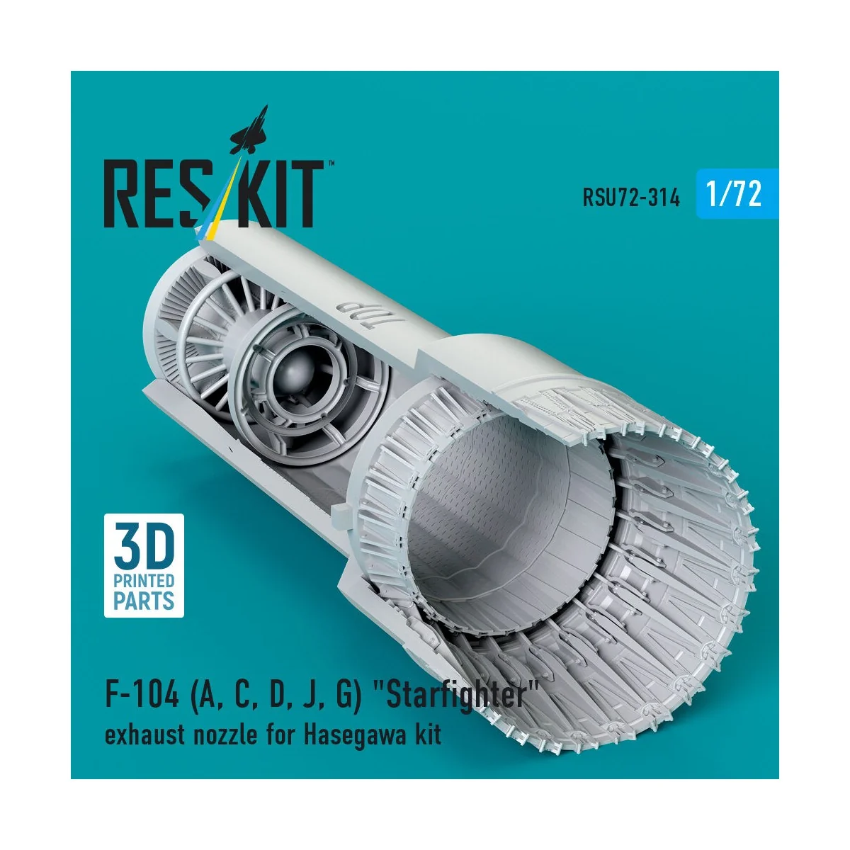 F-104 (A, C, D, J, G) Starfighter exhaust nozzle for Hasegawa kit (...