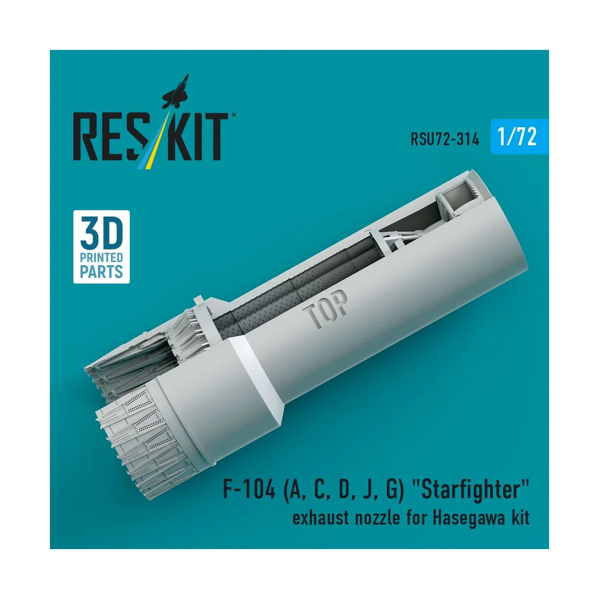 F-104 (A, C, D, J, G) Starfighter exhaust nozzle for Hasegawa kit (...