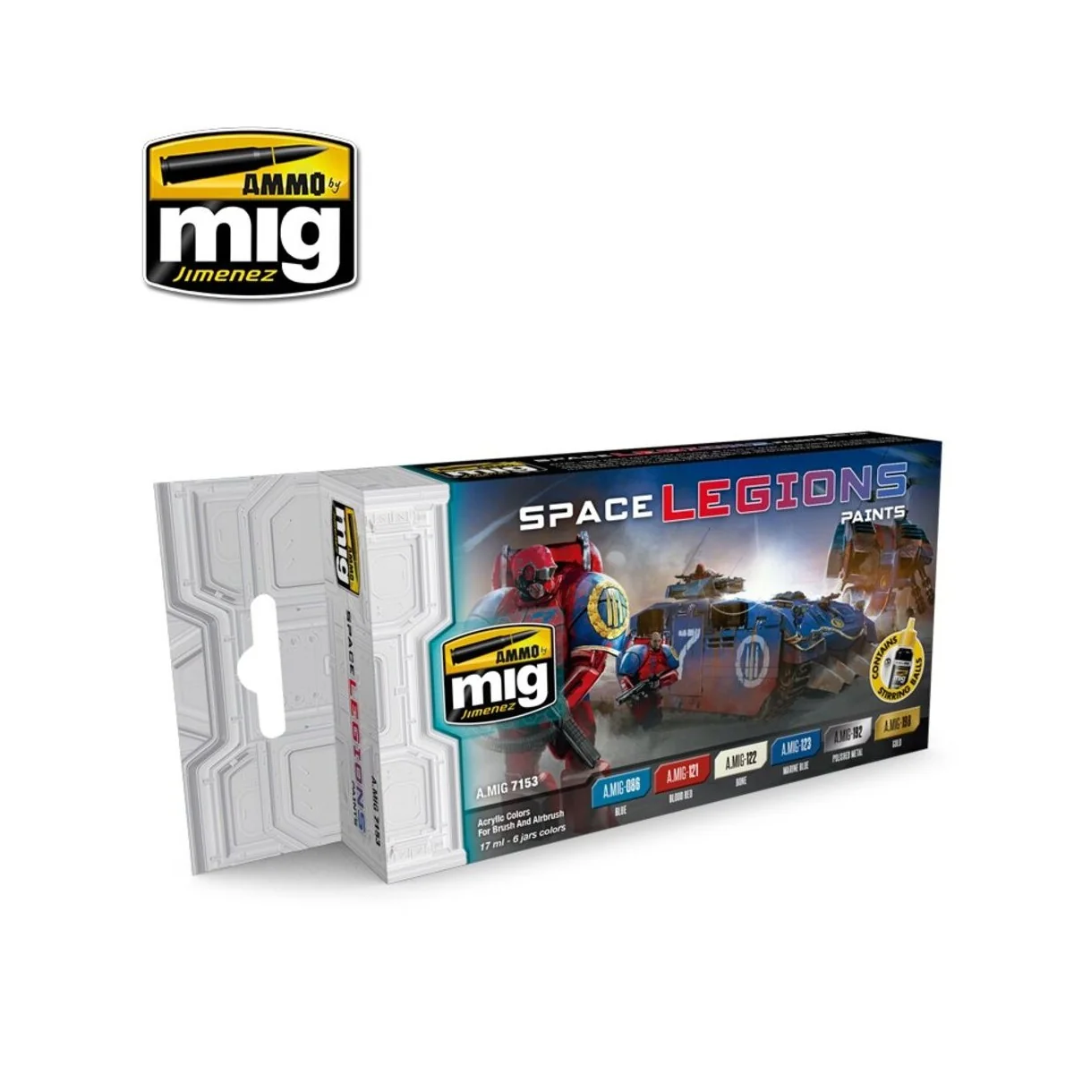 Space Legions Paints - AMMO by MIG Jimenez A.MIG-7153