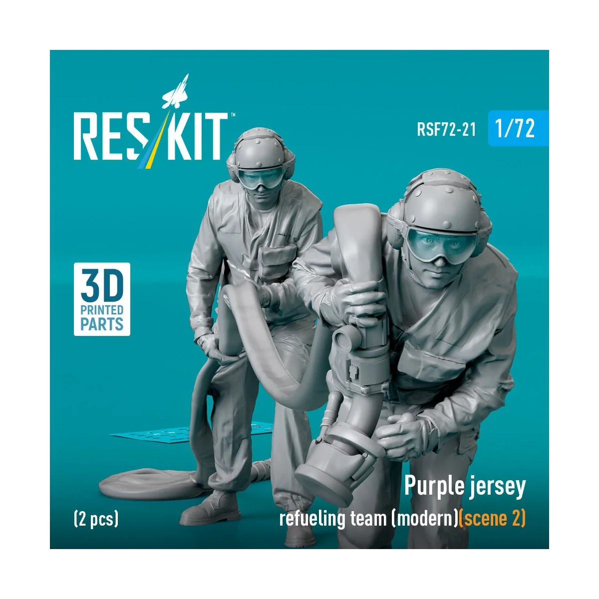 Purple jersey refueling team (modern) (scene 2) (2 pcs) (3D Printed...