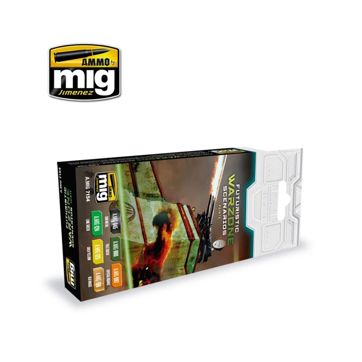 Futuristic Warzone Scenarios Paints - AMMO by MIG Jimenez A.MIG-7154