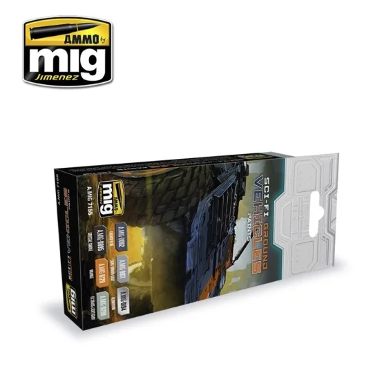 Sci-Fi Ground Vehicles Paints - AMMO by MIG Jimenez A.MIG-7155