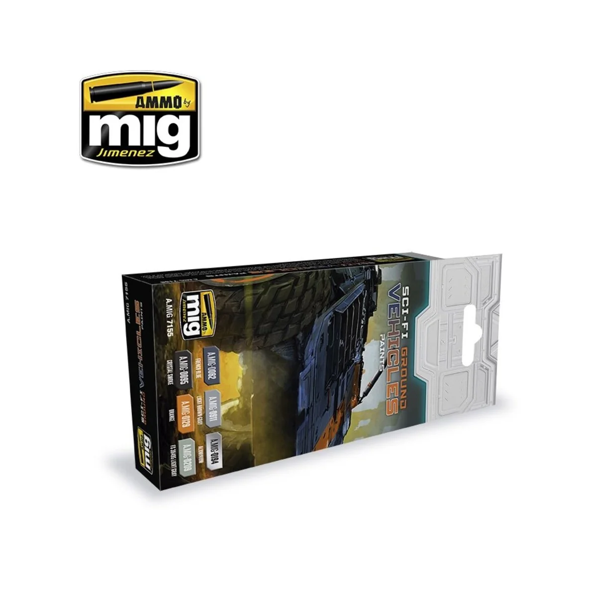 Sci-Fi Ground Vehicles Paints - AMMO by MIG Jimenez A.MIG-7155