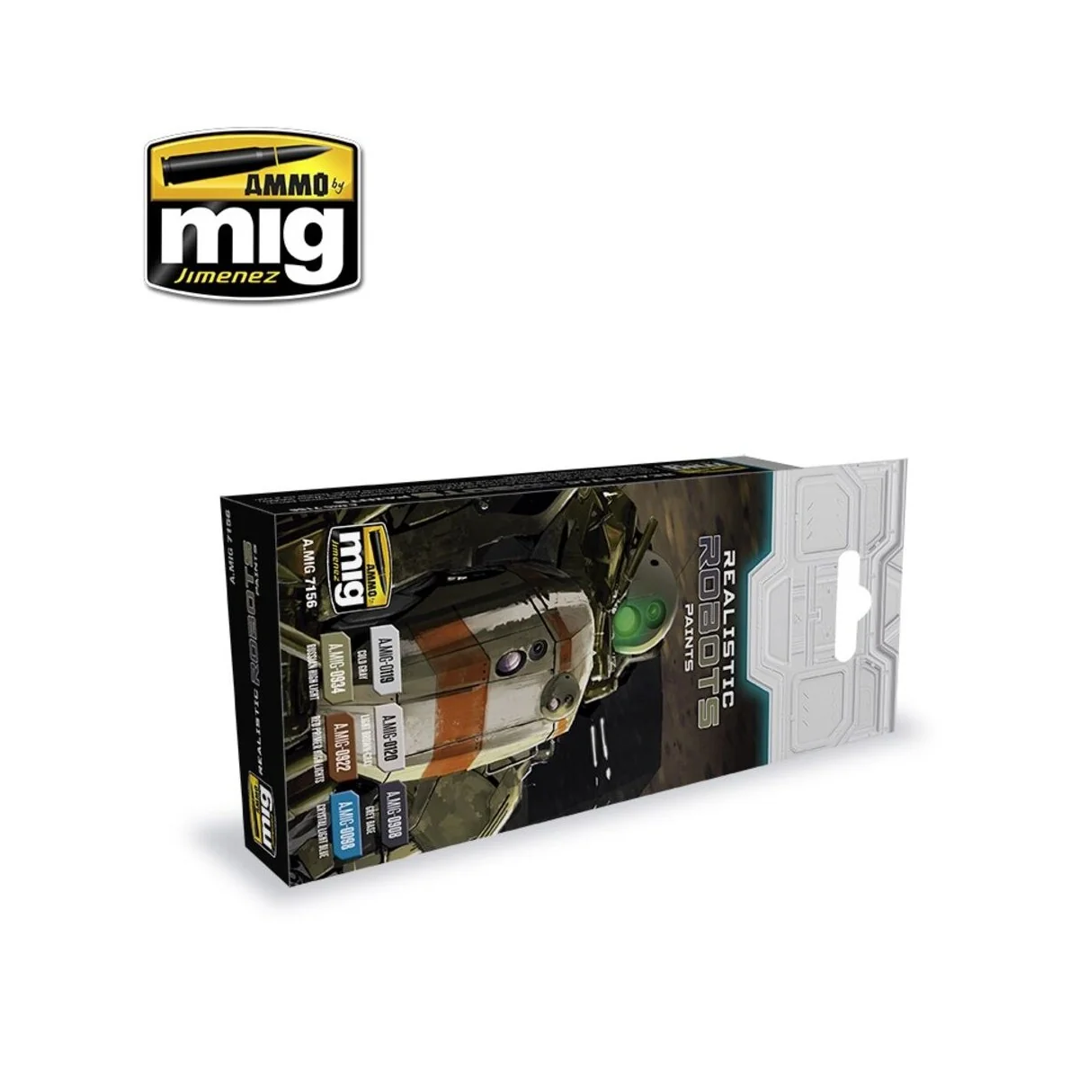 Realistic Robots Paints - AMMO by MIG Jimenez A.MIG-7156 Realistic Robots Paints - AMMO by MIG Jimenez A.MIG-7156