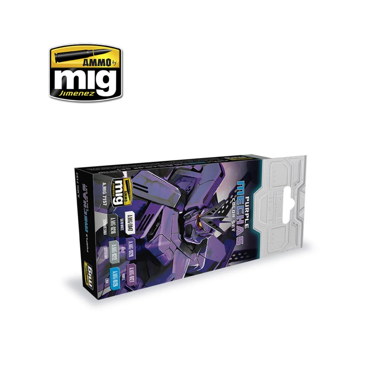 Purple Mechas Color Set - AMMO by MIG Jimenez A.MIG-7157 Purple Mechas Color Set - AMMO by MIG Jimenez A.MIG-7157