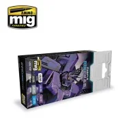 Purple Mechas Color Set - AMMO by MIG Jimenez A.MIG-7157