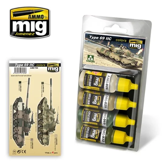 Type 69 IIC Colors - AMMO by MIG Jimenez A.MIG-7164 Type 69 IIC Colors - AMMO by MIG Jimenez A.MIG-7164