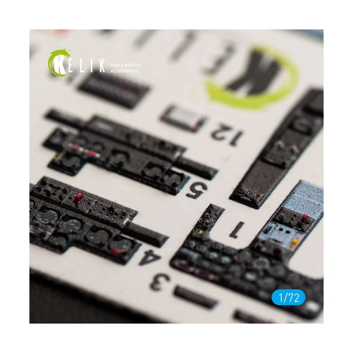 OV-10A Bronco interior 3D decals for ICM kit, 1/72 - Kelik K72042