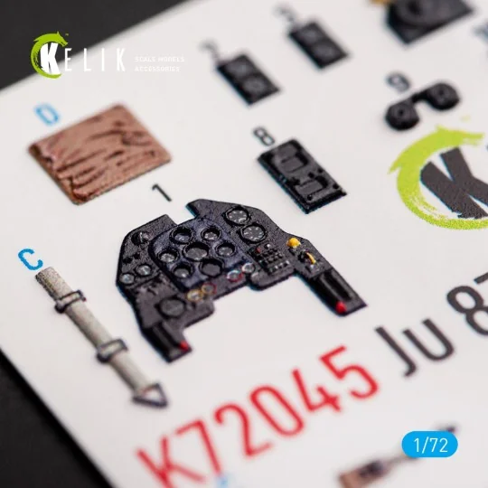 Junkers Ju 87D-3 Stuka - Interior 3D Decal for Special Hobby kit, 1...