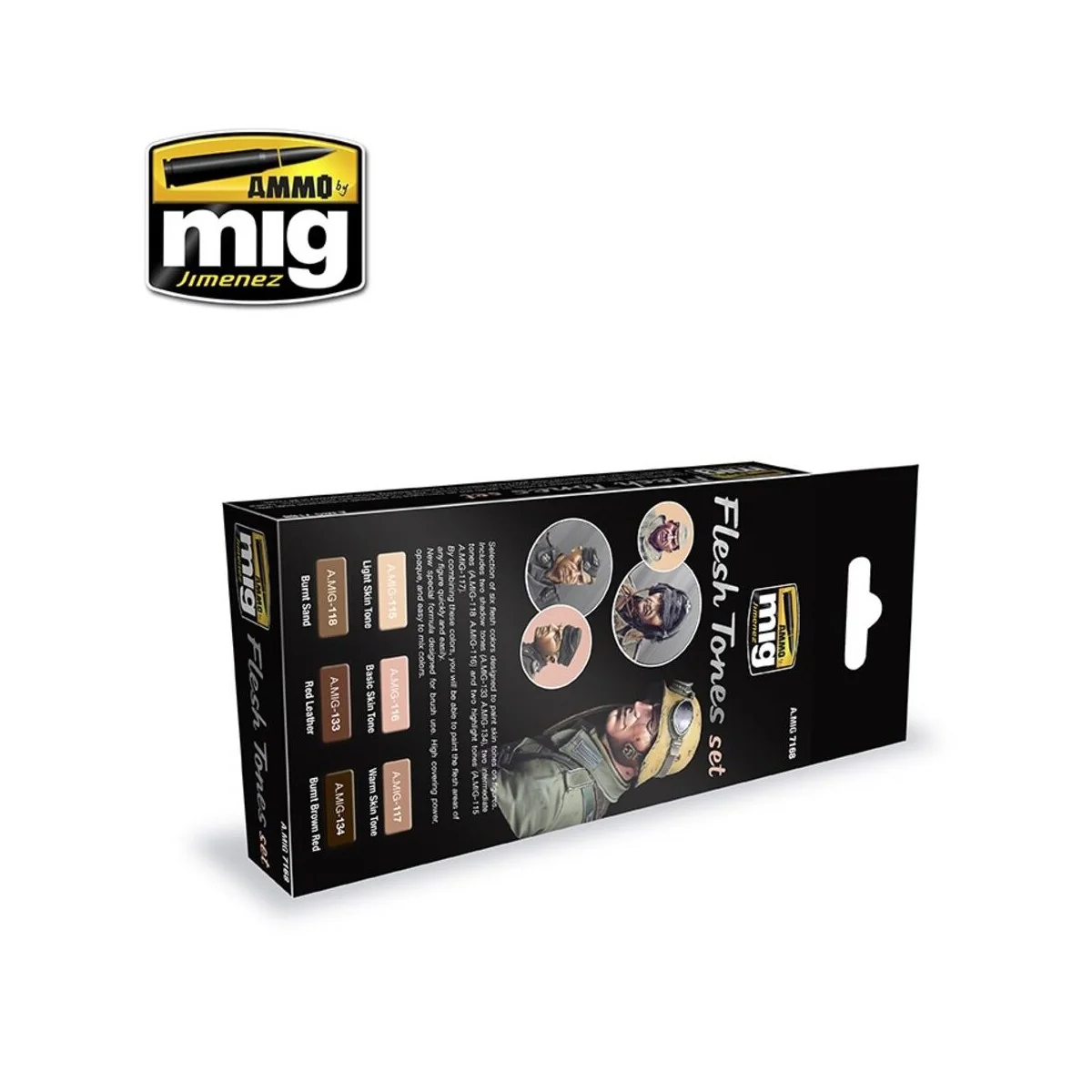 Flesh Tones Set - AMMO by MIG Jimenez A.MIG-7168
