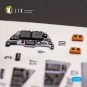 JASDF F-2B Fighter interior 3D decals for FineMolds kit, 1/72 - Kel...