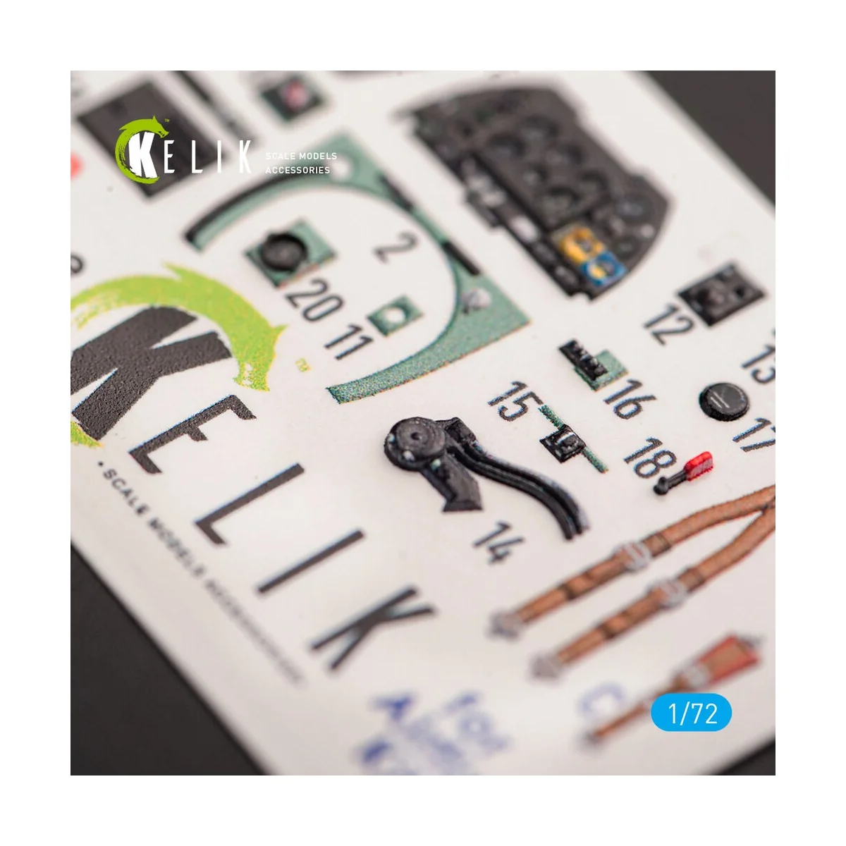 Spitfire F.Mk.22 - interior 3D decals for Airfix kit, 1/72 - Kelik ...