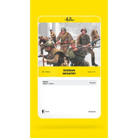 Russian Infantry, 1/72 - Heller 49603