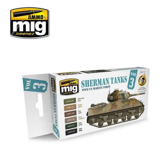 Sherman Tanks Vol. 3 (WWII US Marine Corps) - AMMO by MIG Jimenez A...