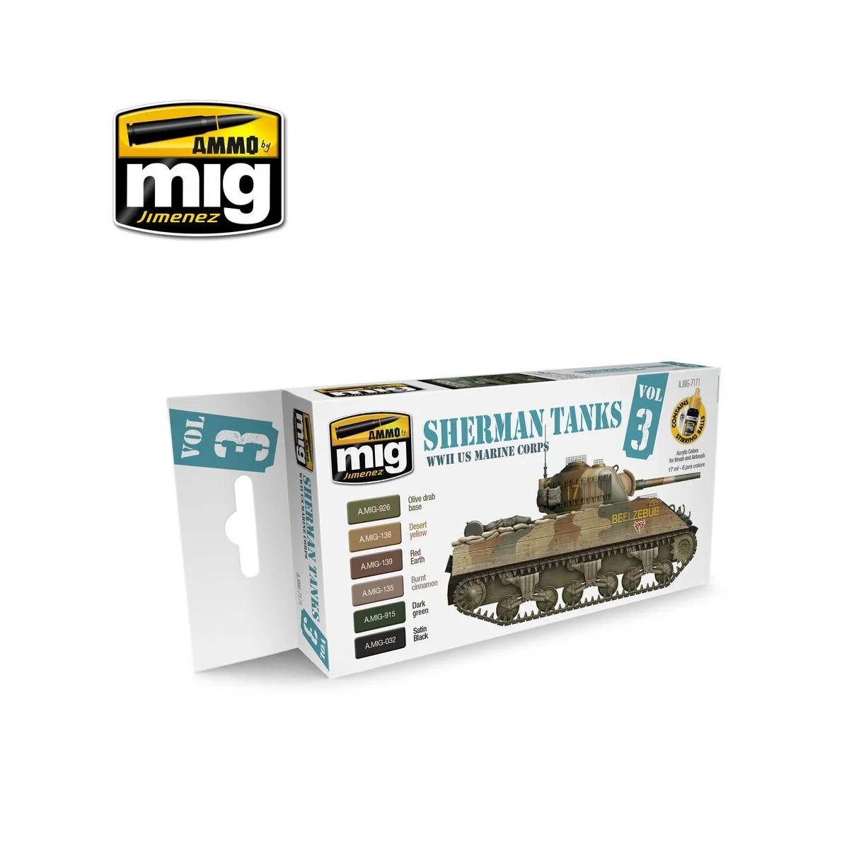 Sherman Tanks Vol. 3 (WWII US Marine Corps) - AMMO by MIG Jimenez A...