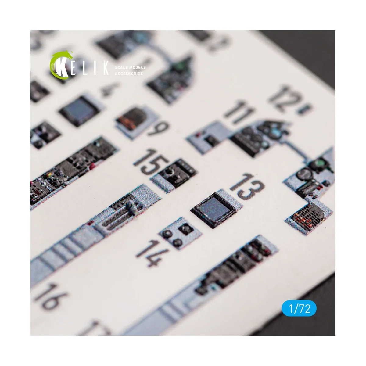 Mirage - 2000N - interior 3D decals for Dream Model kit, 1/72 - Kel...