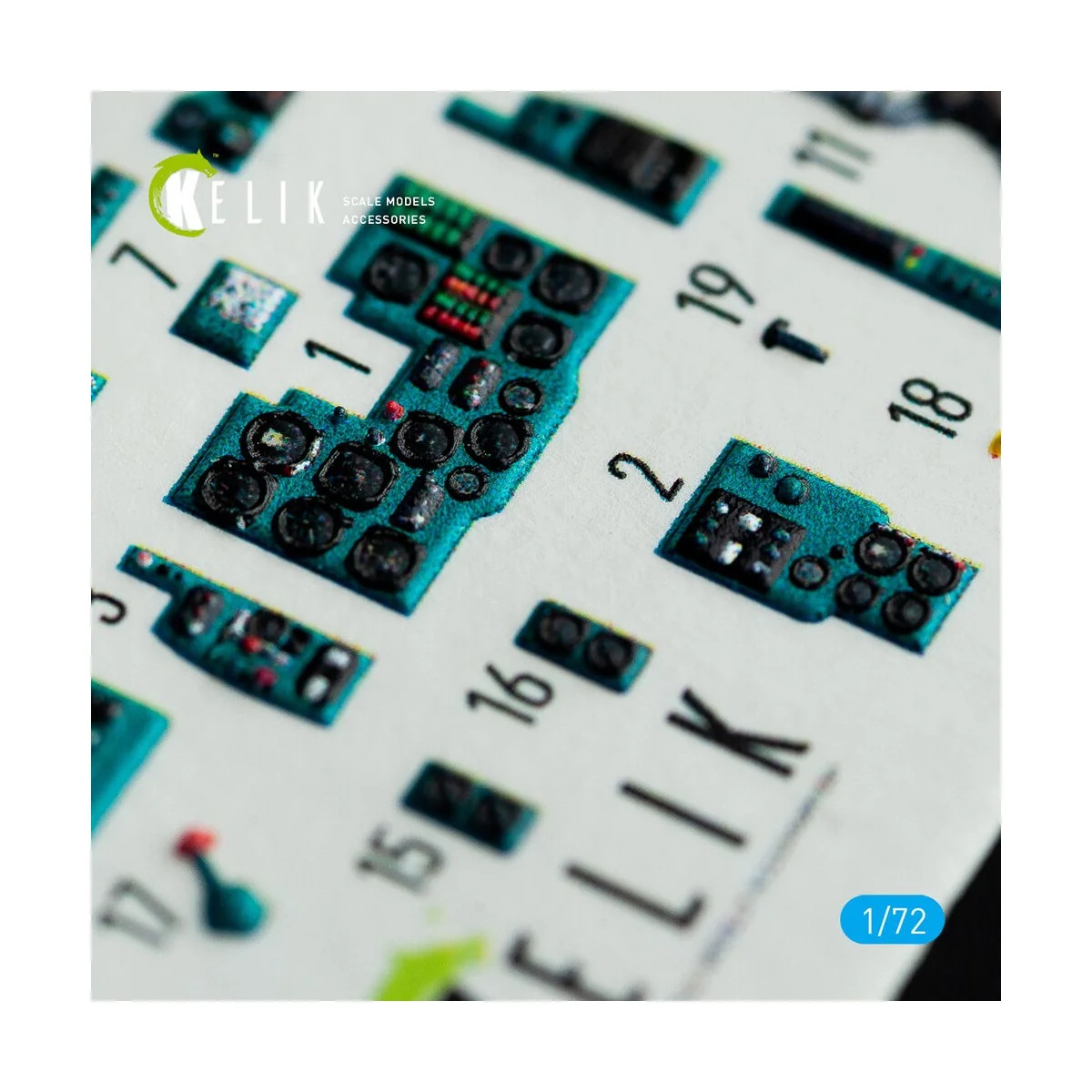 MiG-23 ML/MLA interior 3D decals for ClearProp kit, 1/72 - Kelik K7...