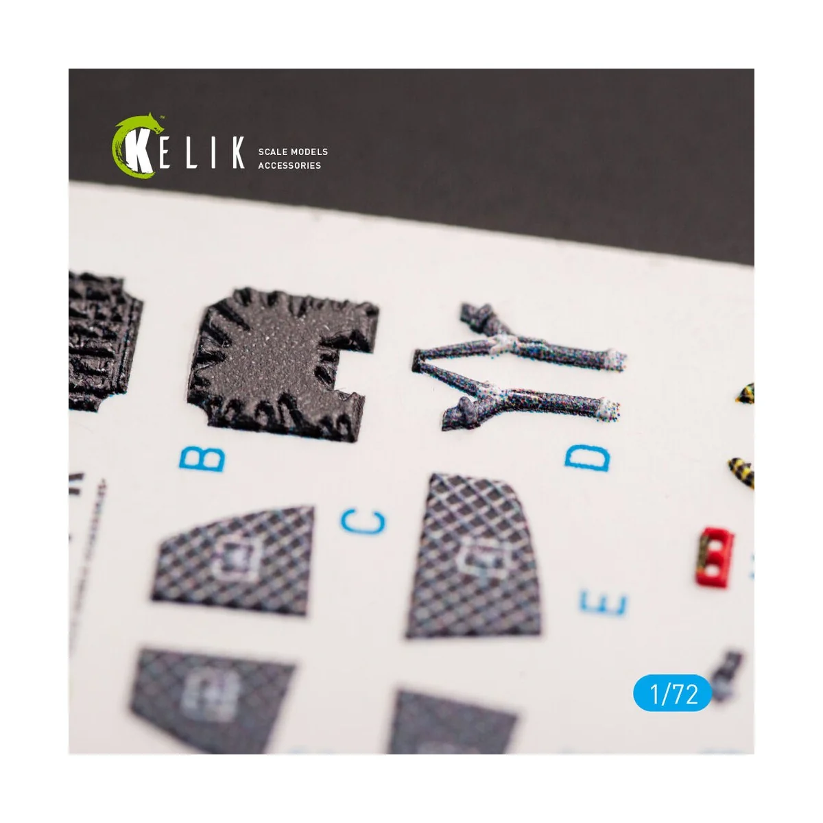 F-15E Strike Eagle - interior 3D decals for Revell kit, 1/72 - Keli...