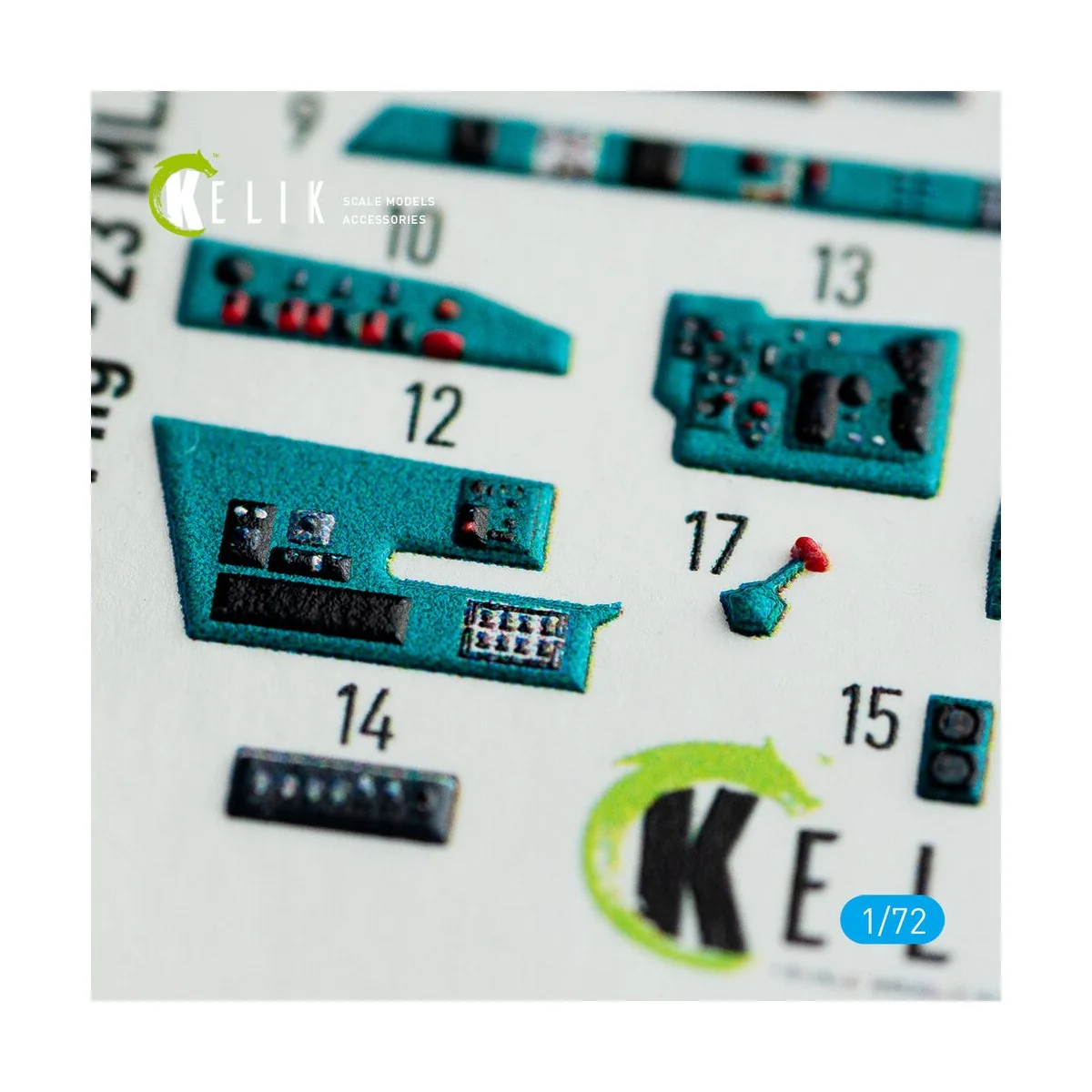 MiG-23 ML/MLA interior 3D decals for ClearProp kit, 1/72 - Kelik K7...