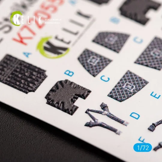 F-15E Strike Eagle - interior 3D decals for Revell kit, 1/72 - Keli...