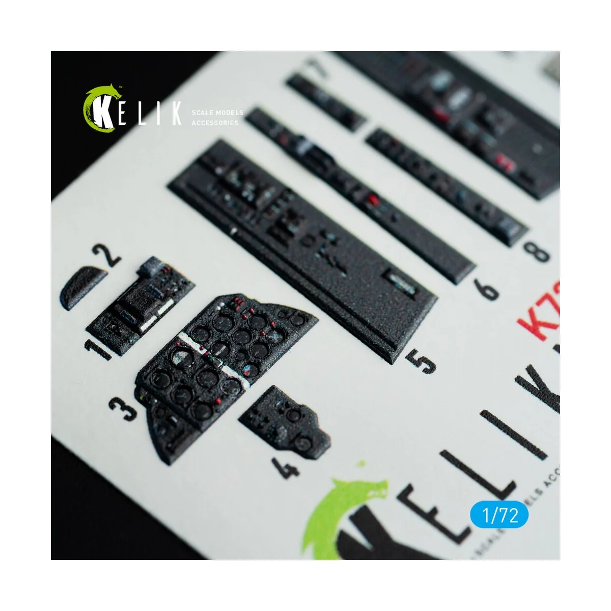 MiG-21 F-13 interior 3D decals for Revell kit, 1/72 - Kelik K72059