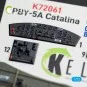 PBY-5A Catalina interior 3D decals for Academy kit, 1/72 - Kelik K7...