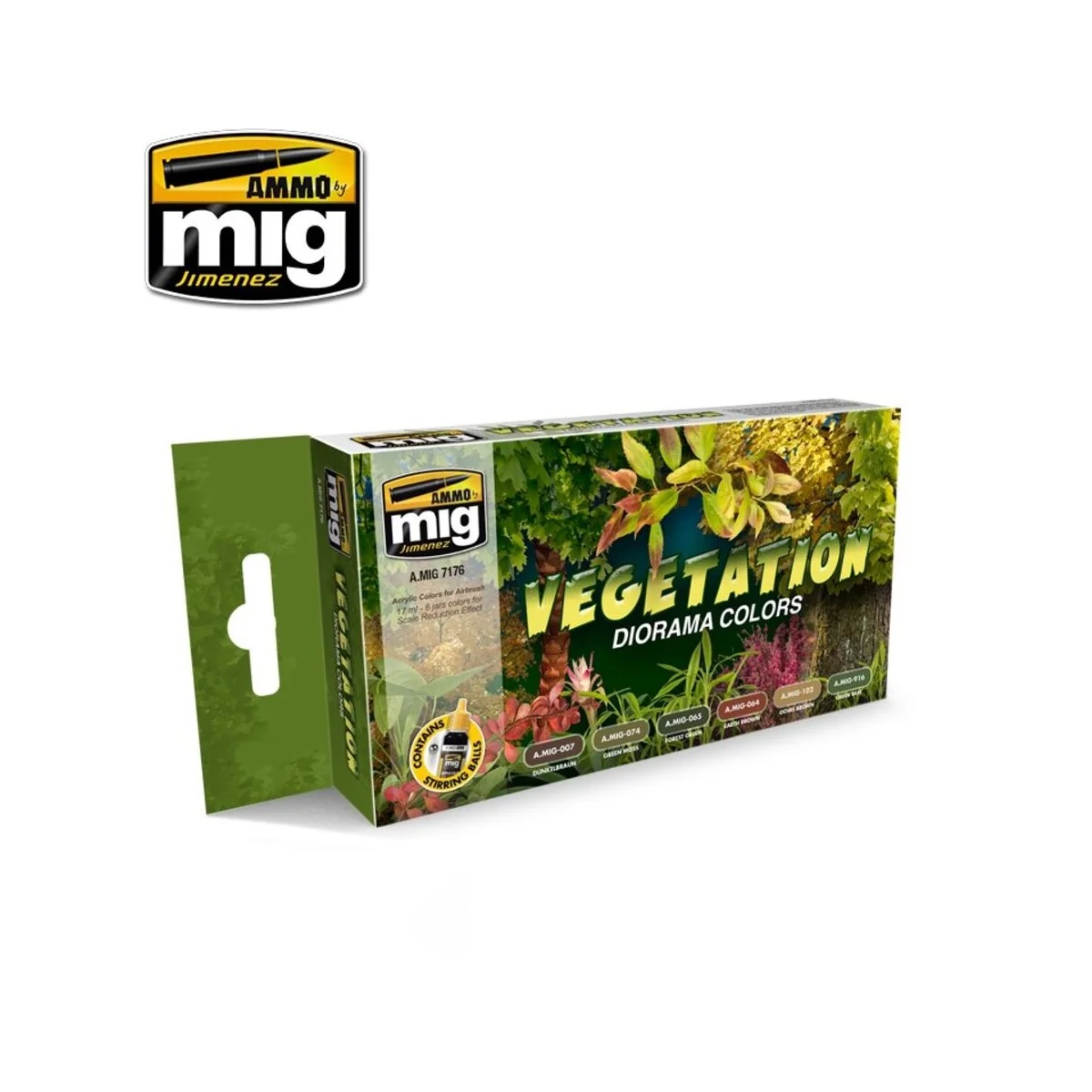 Vegetation Diorama Colors - AMMO by MIG Jimenez A.MIG-7176