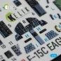 F-15C Strike Eagle interior 3D decals for Hasegawa kit, 1/72 - Keli...