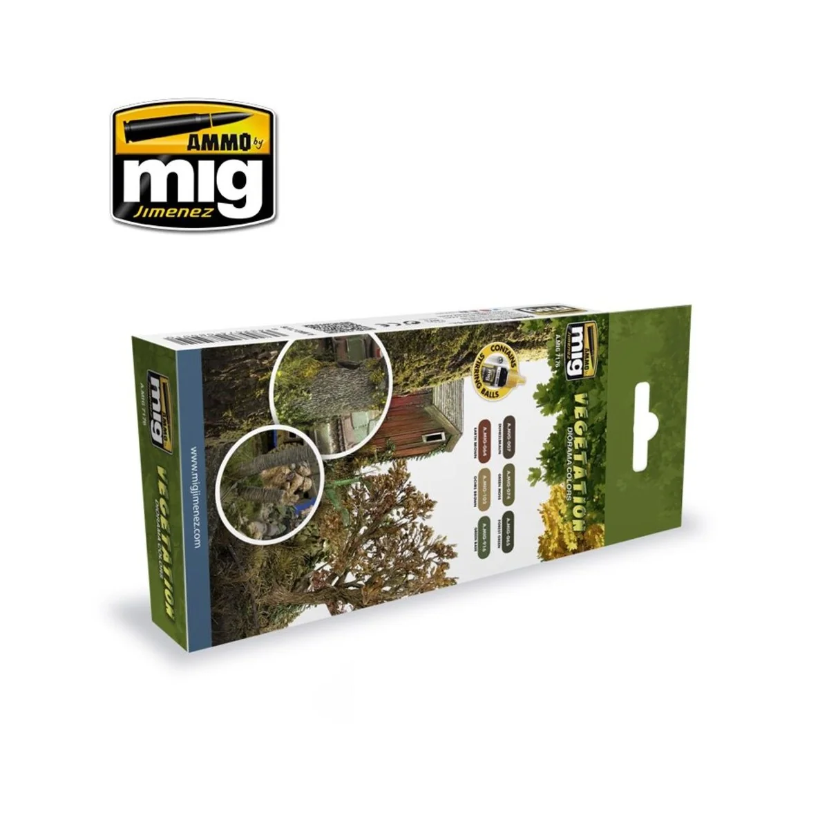 Vegetation Diorama Colors - AMMO by MIG Jimenez A.MIG-7176
