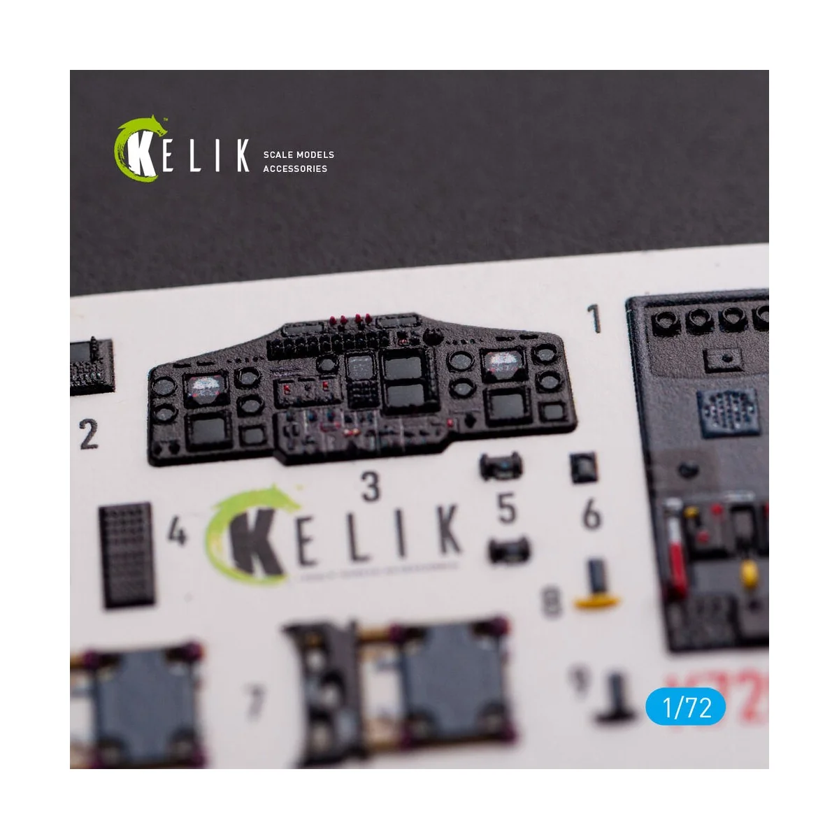 HH-65A/B Dolphin interior 3D decals for Dream Model kit, 1/72 - Kel...