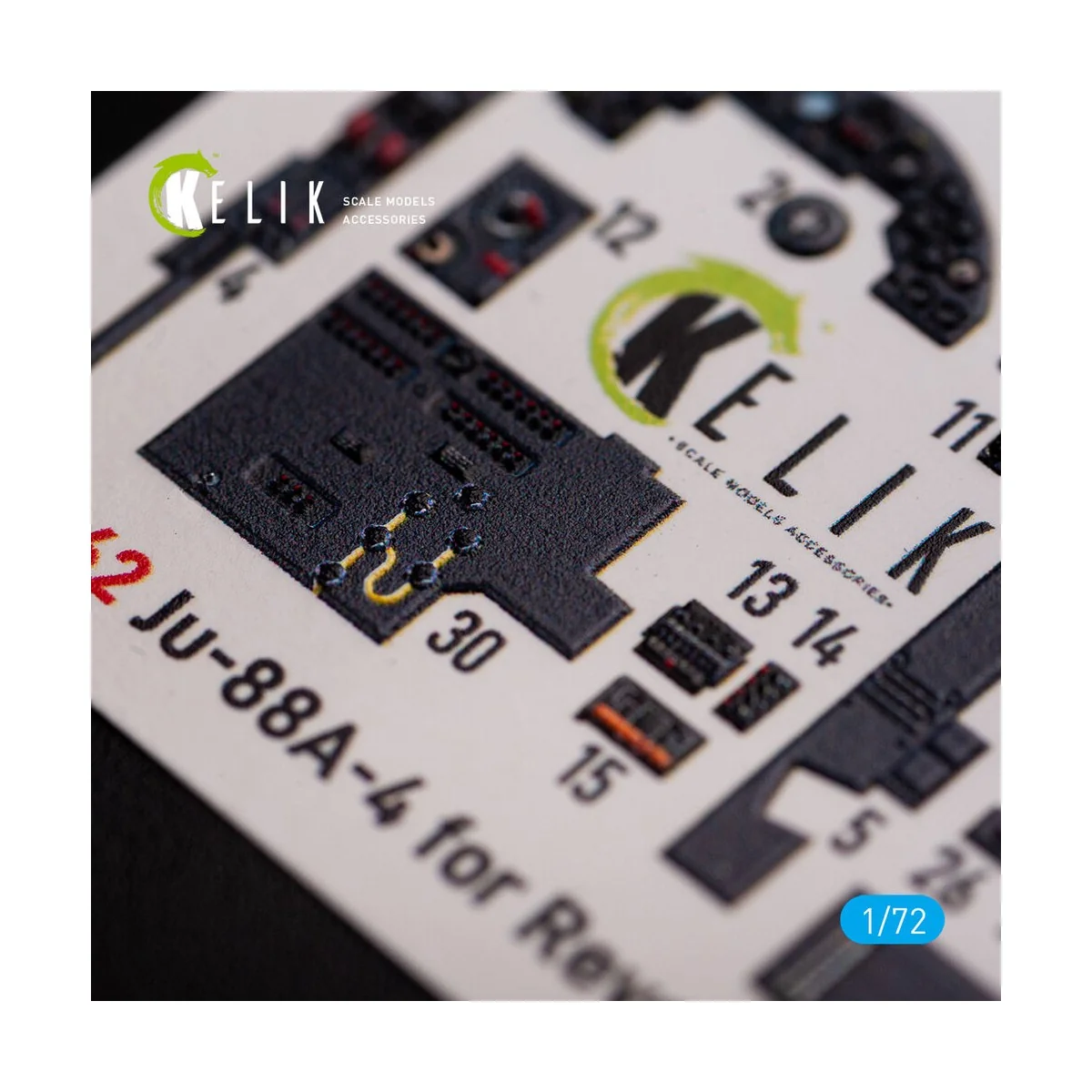 Junkers JU 88 A-4 interior 3D decals for Revell kit, 1/72 - Kelik K...