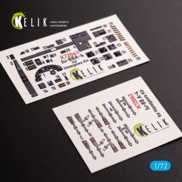 Junkers JU 88 A-4 interior 3D decals for Hasegawa kit, 1/72 - Kelik...