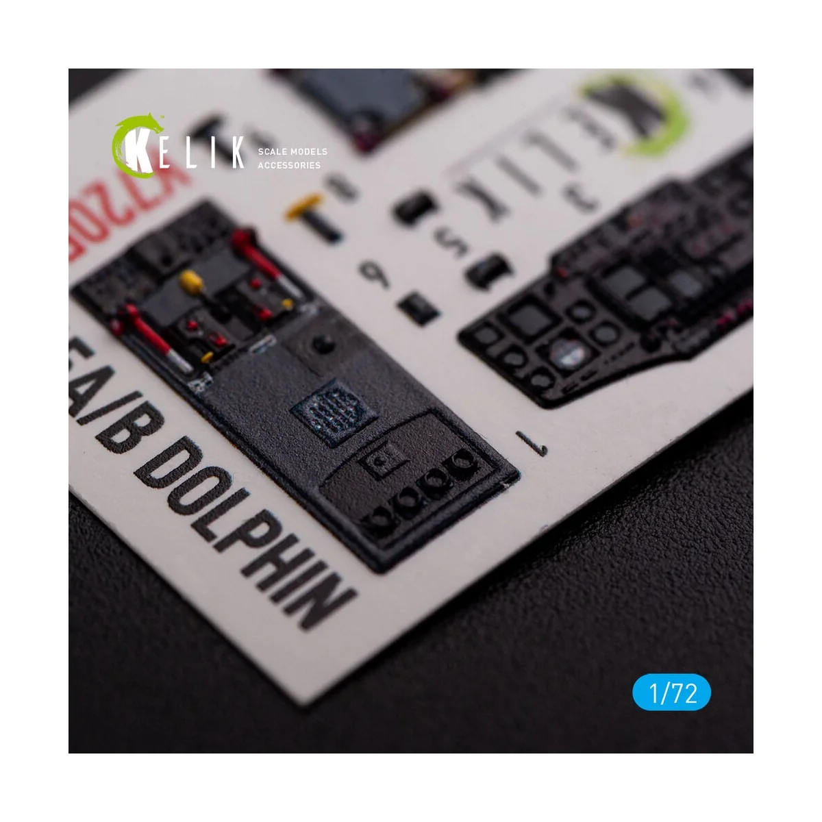 HH-65A/B Dolphin interior 3D decals for Dream Model kit, 1/72 - Kel...