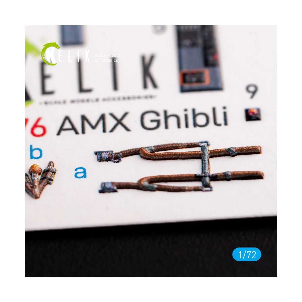 Amx Ghibli interior 3D decals for Italeri kit, 1/72 - Kelik K72076