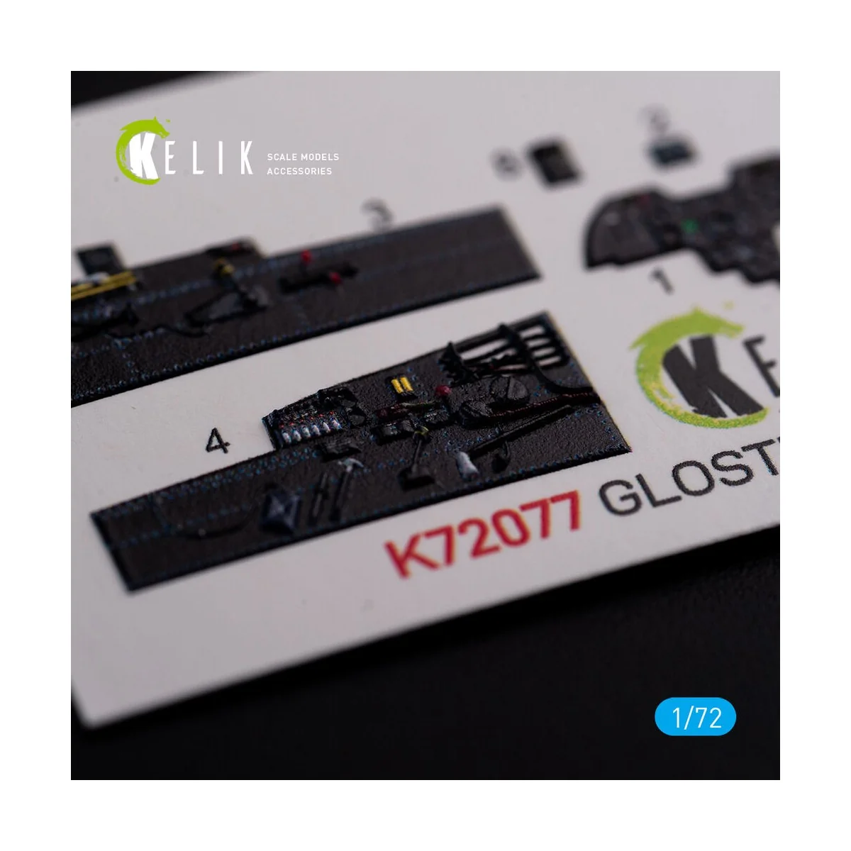 Gloster Meteor F.8 interior 3D decals for Airfix kit, 1/72 - Kelik ...