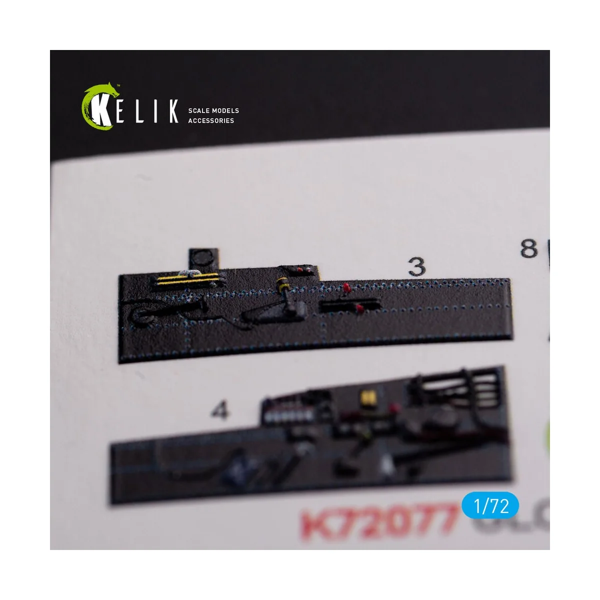 Gloster Meteor F.8 interior 3D decals for Airfix kit, 1/72 - Kelik ...