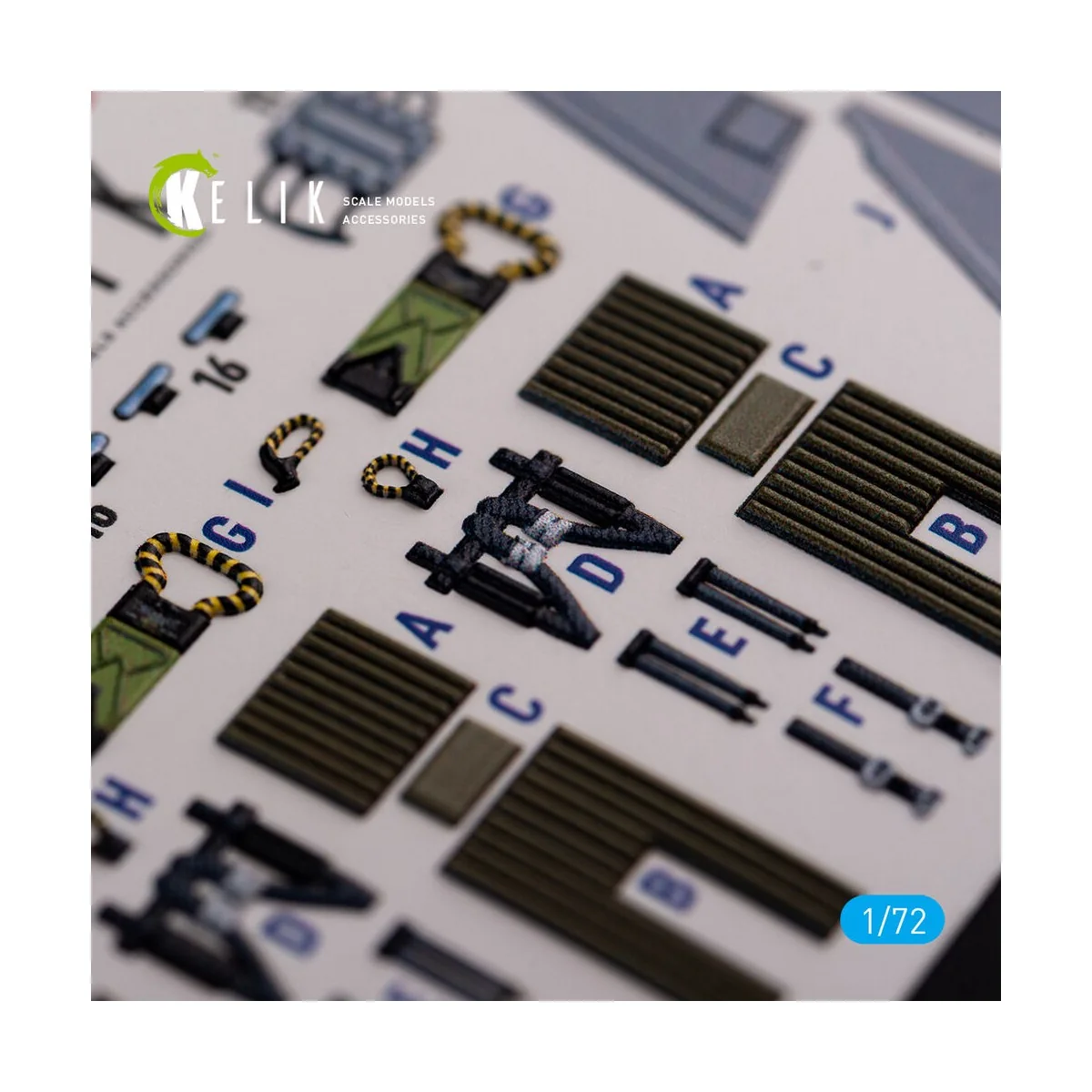 Grumman A-6A Knight Rider interior 3D decals for Fujimi kit, 1/72 -...